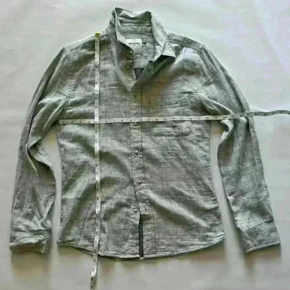 Men’s Goodfellow Button Up Shirt | Grey, Small